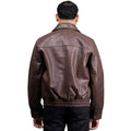Classic Leather Bomber Jacket