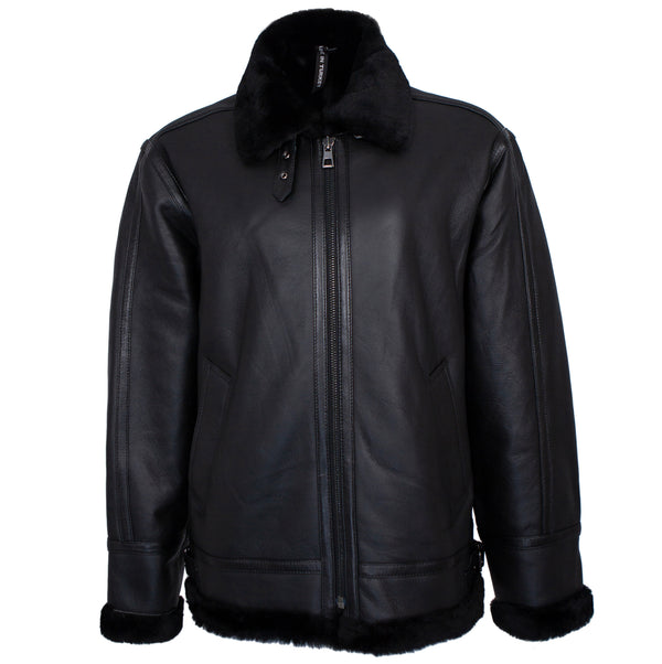 B3 Shearling with Zipper