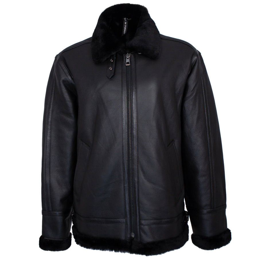 B3 Shearling with Zipper