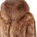 Mink Coat with Fox Trims