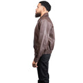 Classic Leather Bomber Jacket