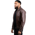 Classic Leather Bomber Jacket