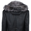 Men Maxim Shearling with Fox Collar and Hood