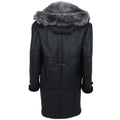 Men Maxim Shearling with Fox Collar and Hood