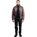 Classic Leather Bomber Jacket