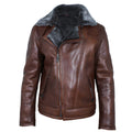 Tan Biker Shearling