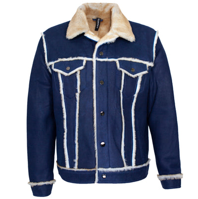 Piped Trucker Shearling