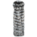 2 in 1 Style Fox Fur Vest Full Length