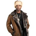 3/4 Men Double Breasted Shearling