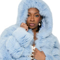 3/4 Fox Fur with Hood