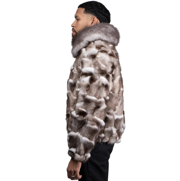 Fox Bomber with Full Collar