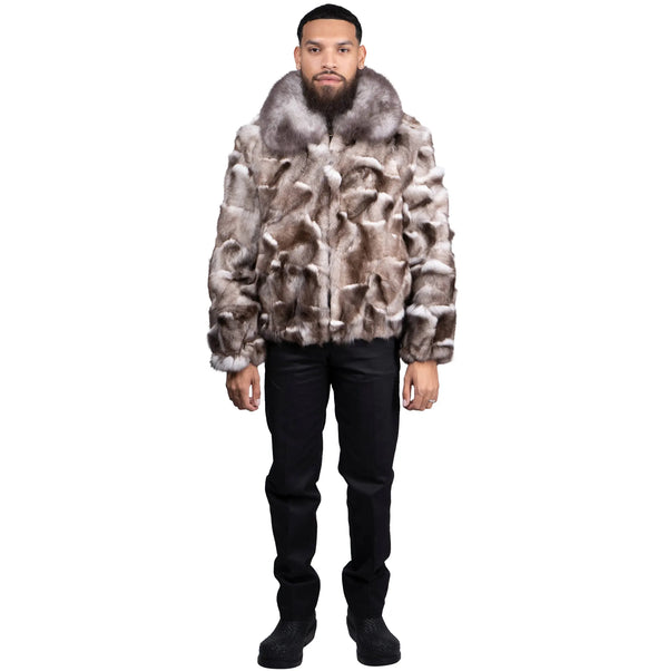 Fox Bomber with Full Collar