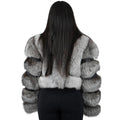 Fox Leather Crop Bolero