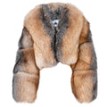 Full Skin Cropped Fox Bolero with Full Collar