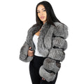Fox Leather Crop Bolero
