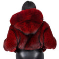 Simon Fox and Leather Cropped Jacket