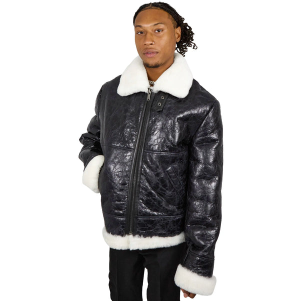 Cracked Skin B3 Leather Jacket