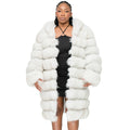 3/4 Fox Fur with Hood