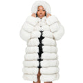 3/4 Fox Fur with Hood