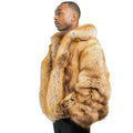 Men Full Skin Fox Fur Bomber