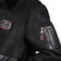 Aviator Style Shearling Jacket