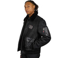 Aviator Style Shearling Jacket