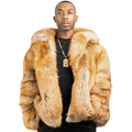 Men Full Skin Fox Fur Bomber