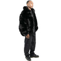 Men Full Skin Fox Fur Bomber