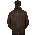 Aviator Style Shearling Jacket