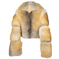 Full Skin Cropped Fox Bolero with Full Collar