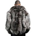 Men Full Skin Fox Fur Bomber