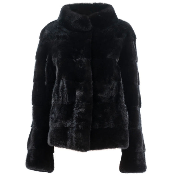 Mink Classic Panel Jacket