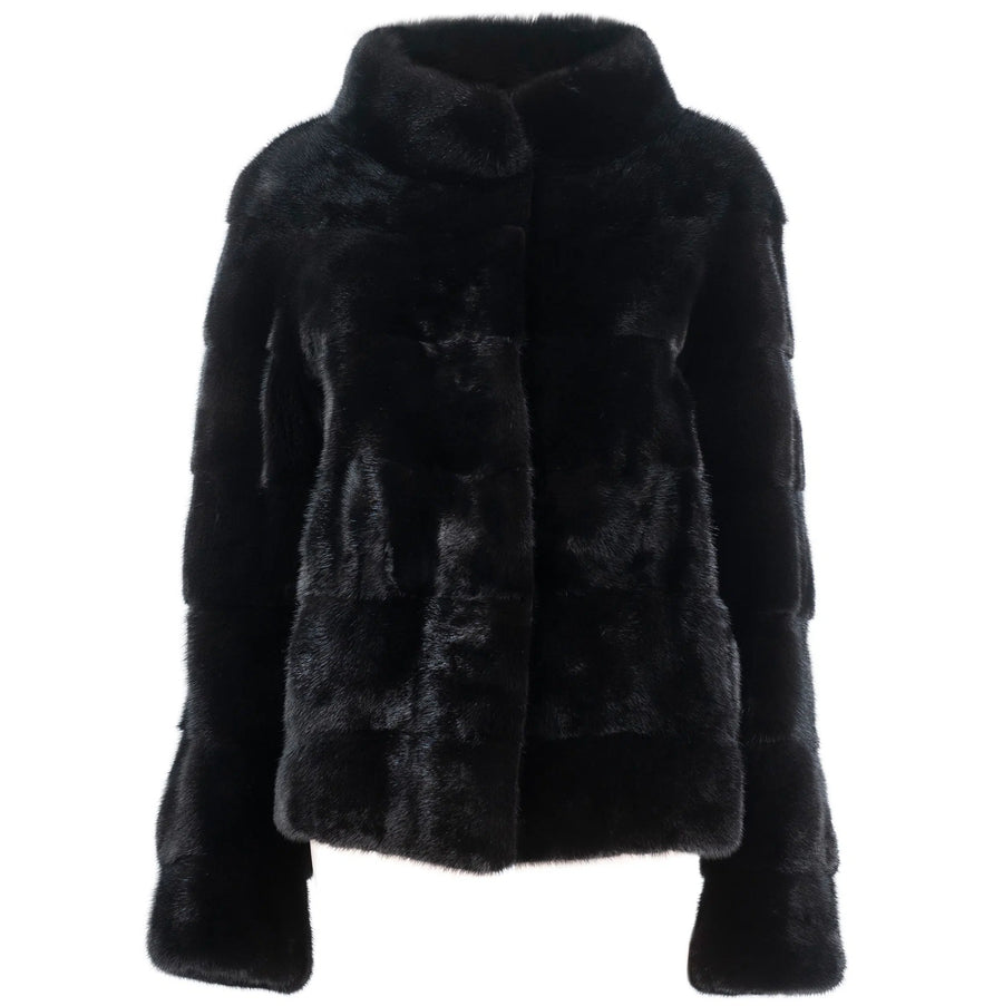Mink Classic Panel Jacket
