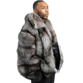 Men Full Skin Fox Fur Bomber