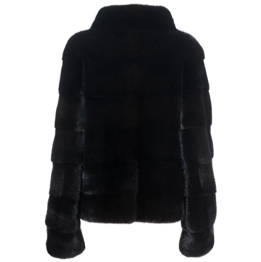 Mink Classic Panel Jacket