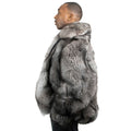 Men Full Skin Fox Fur Bomber