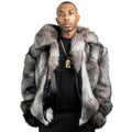 Men Full Skin Fox Fur Bomber