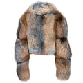 Full Skin Cropped Fox Bolero with Full Collar