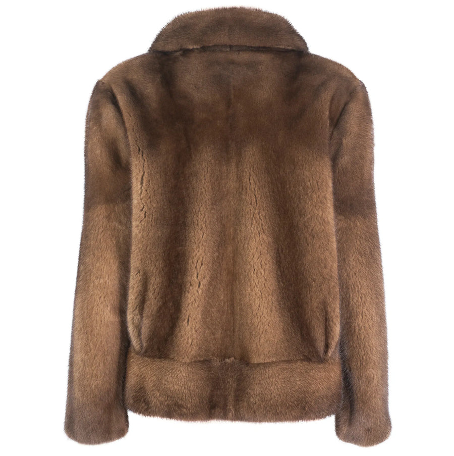 Mink Waist Button Up Jacket
