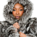 Full Length Fox Fur with Hood