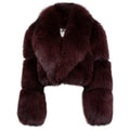 Full Skin Cropped Fox Bolero with Full Collar