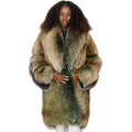 3/4 Full Fox Fur with Shawl Collar