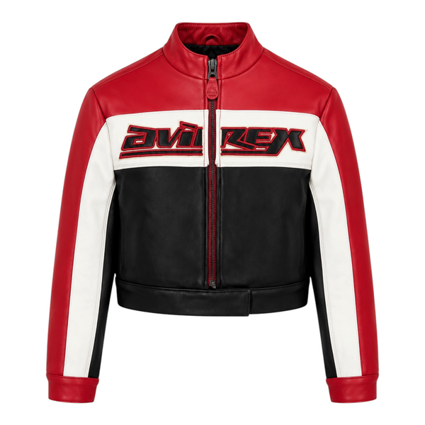 Avirex Cropped Moto Jacket 2024