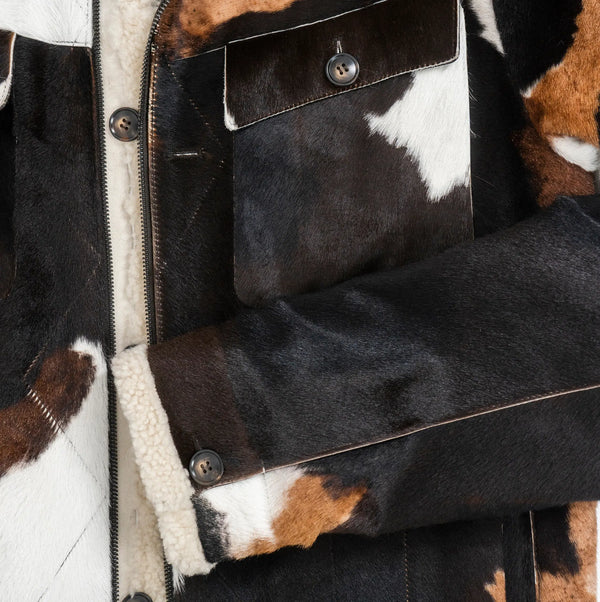Pony Skin Trucker Jacket