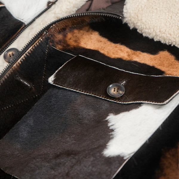Pony Skin Trucker Jacket