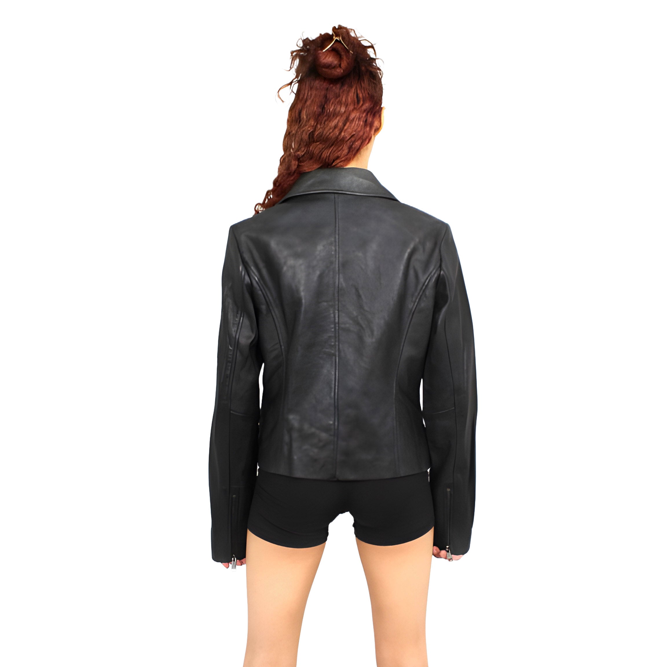 Women Classic Moto Jacket – Daniel's Leather