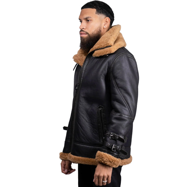 Double Collar B-3 Shearling