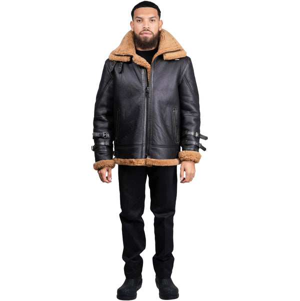 Double Collar B-3 Shearling