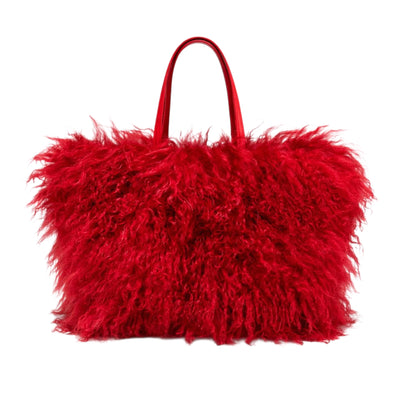 Mongolian Lamb Fur Tote