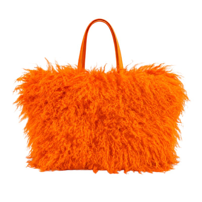 Mongolian Lamb Fur Tote
